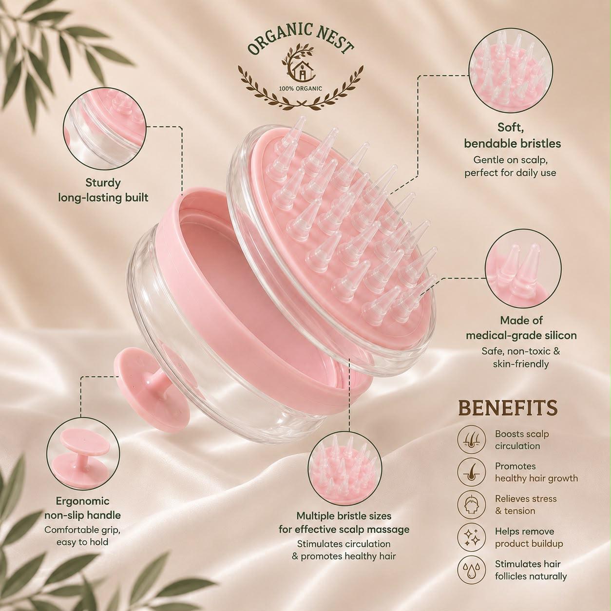 Silicone Scalp Massager